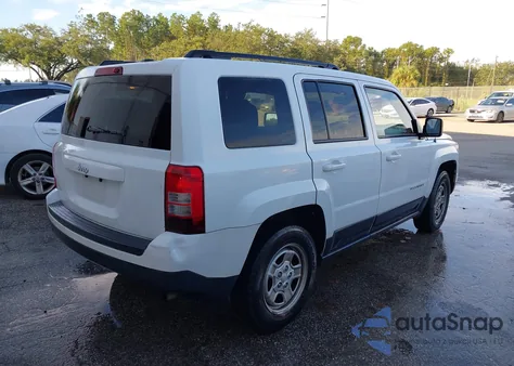 2015 Jeep Patriot Sport из США, поврежденный, VIN 1C4NJPBA3FD367560